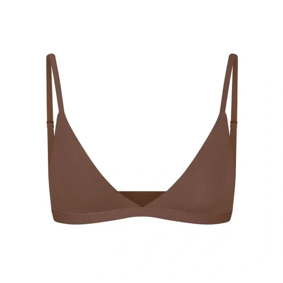 SKIMS Fits Everybody Triangle Bralette Jasper - Picture 4 of 9